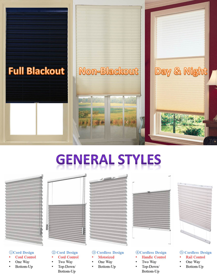 Pleated Blinds for Home