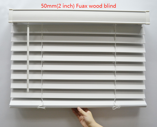 cordless fauxwood venetian blind